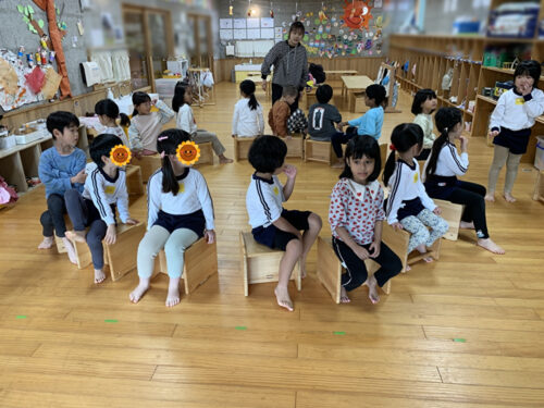 比津ケ丘保育園と交流☆