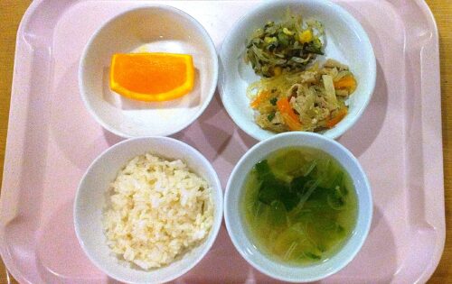 今日の給食